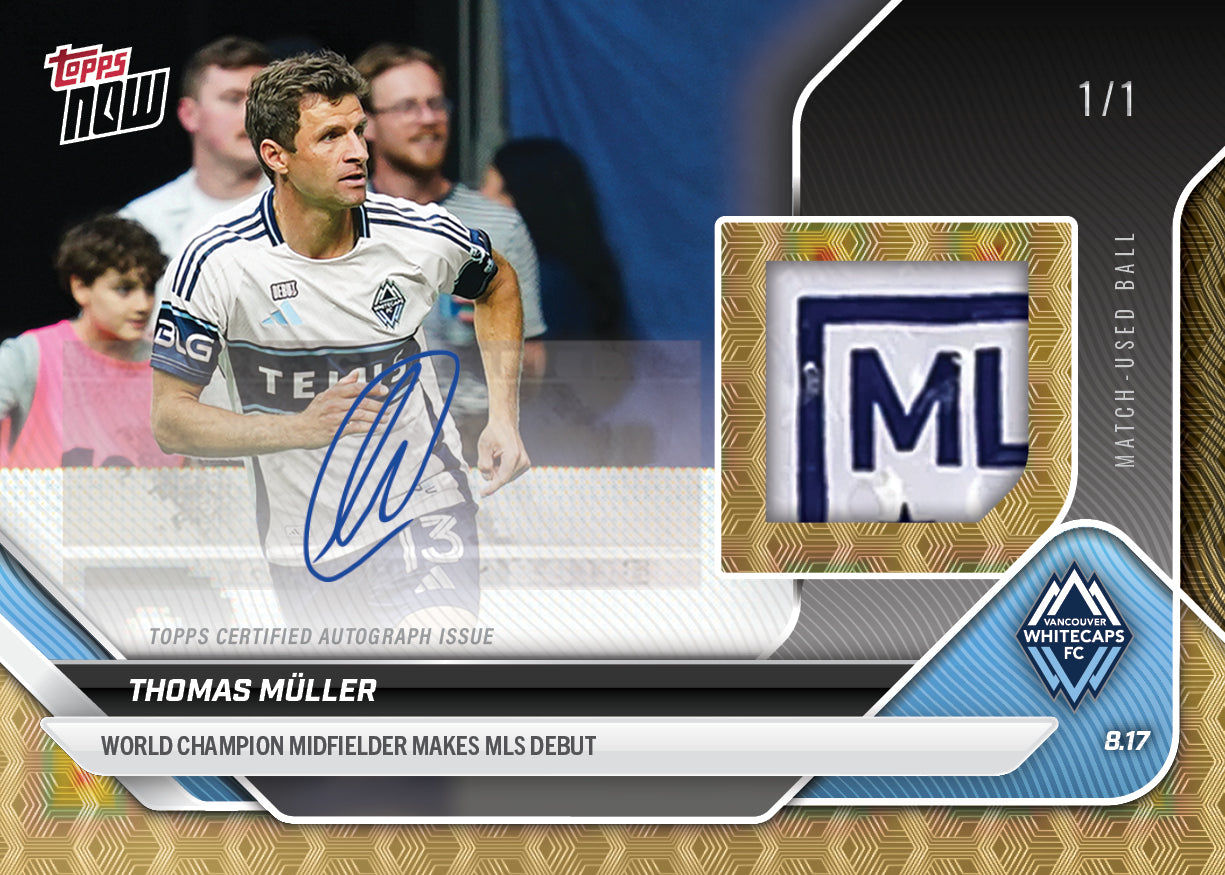 Thomas Müller - 2025 MLS Topps NOW® - Card 79 - LOOK FOR RELICS & AUTO-RELICS