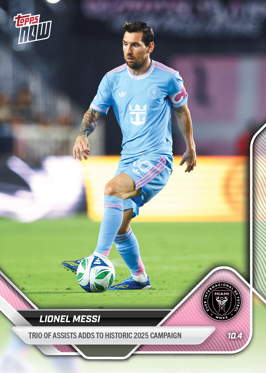Lionel Messi - 2025 MLS Topps NOW® - Card 107