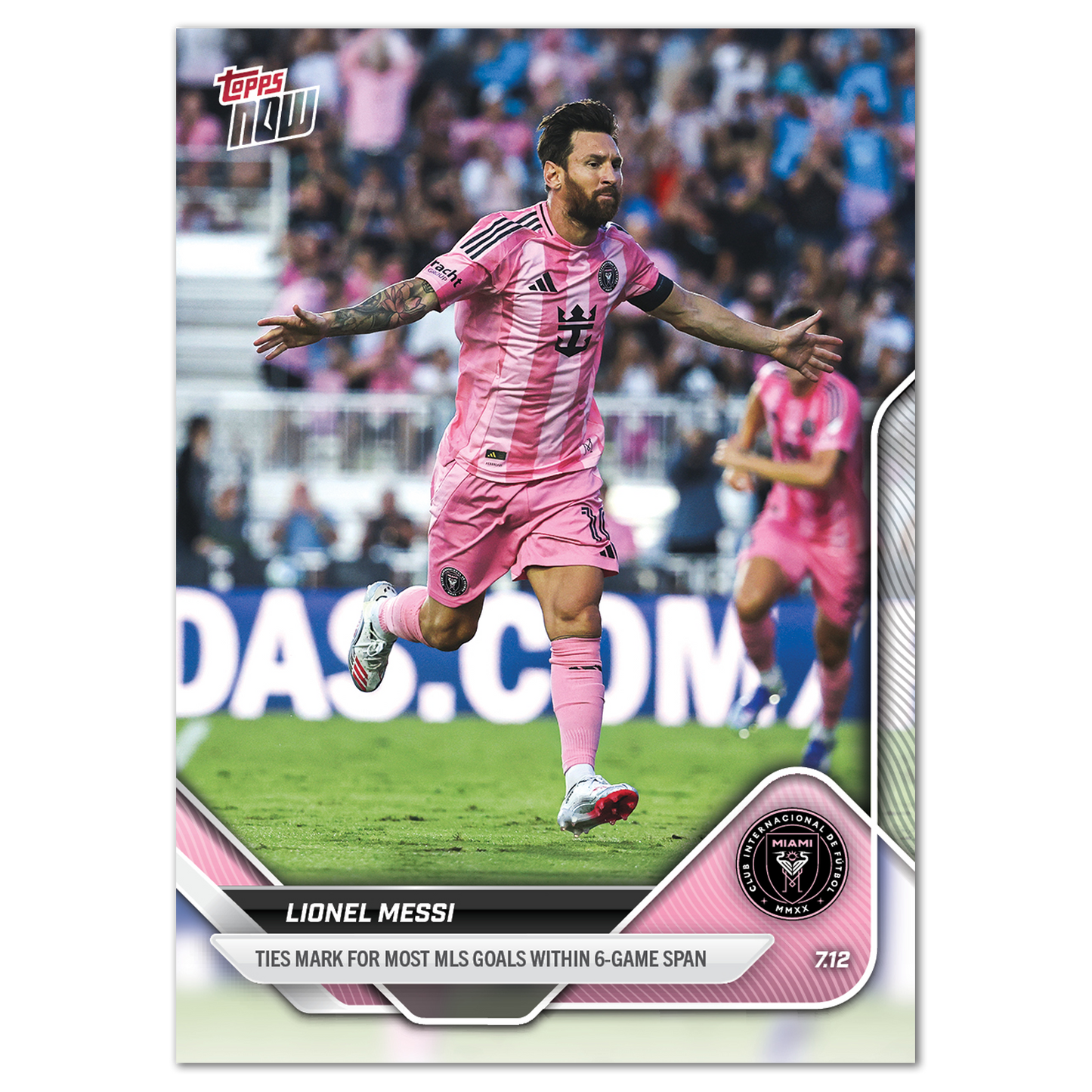 Lionel Messi - 2025 MLS Topps NOW® - Card 63