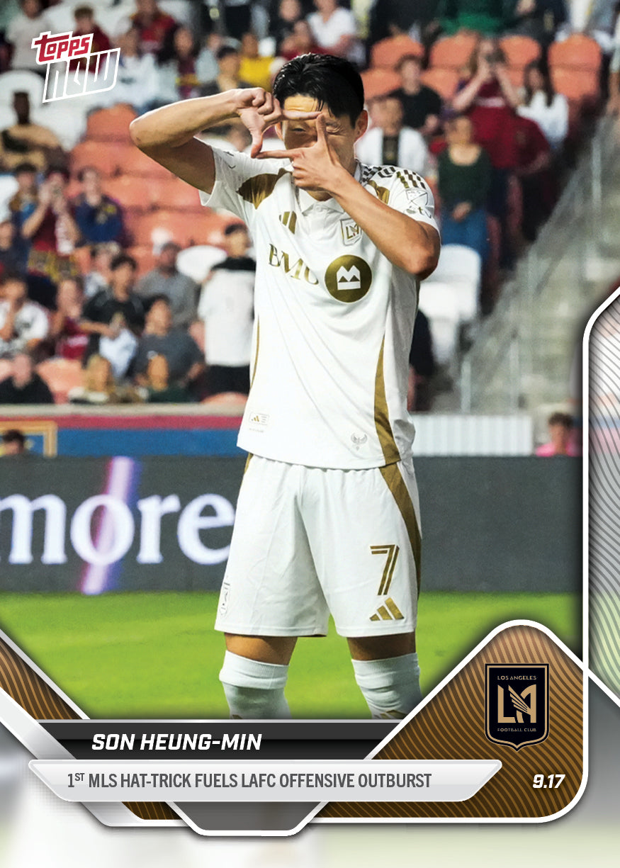 Son Heung-Min - 2025 MLS Topps NOW® - Card 95 - LOOK FOR RELICS & AUTO-RELICS