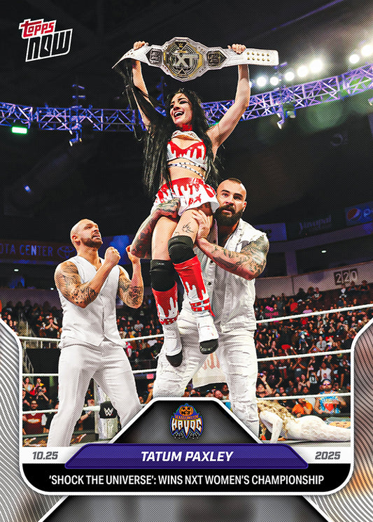 Tatum Paxley - 2025 WWE Topps NOW® - Card 117