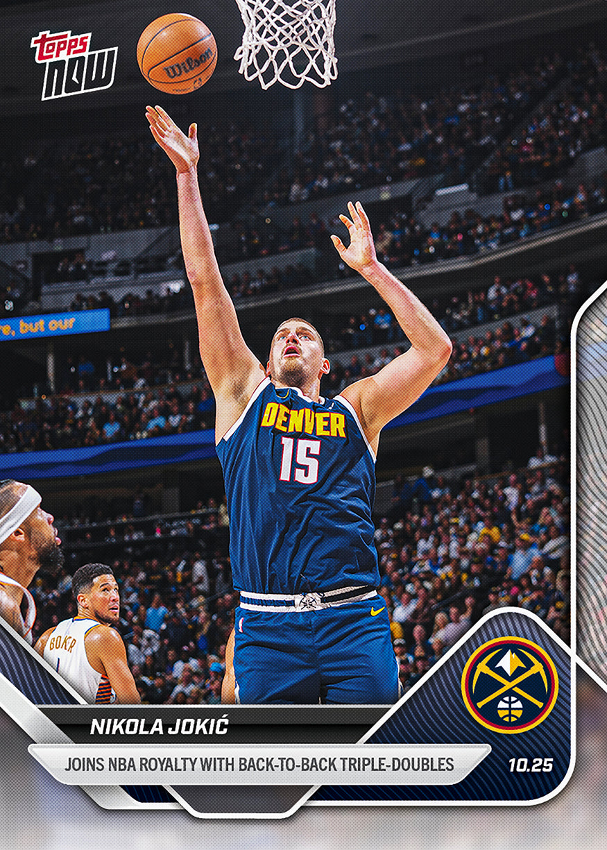 Nikola Jokić - 2025-26 NBA Topps NOW® - Card 27
