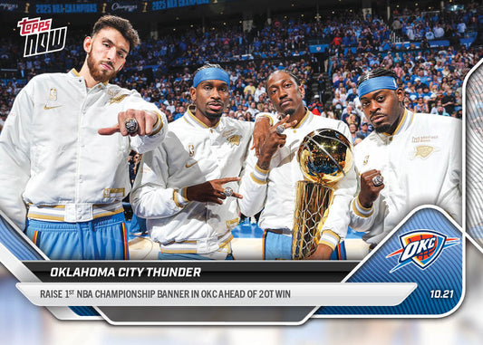 Oklahoma City Thunder - 2025-26 NBA Topps NOW® - Card 2