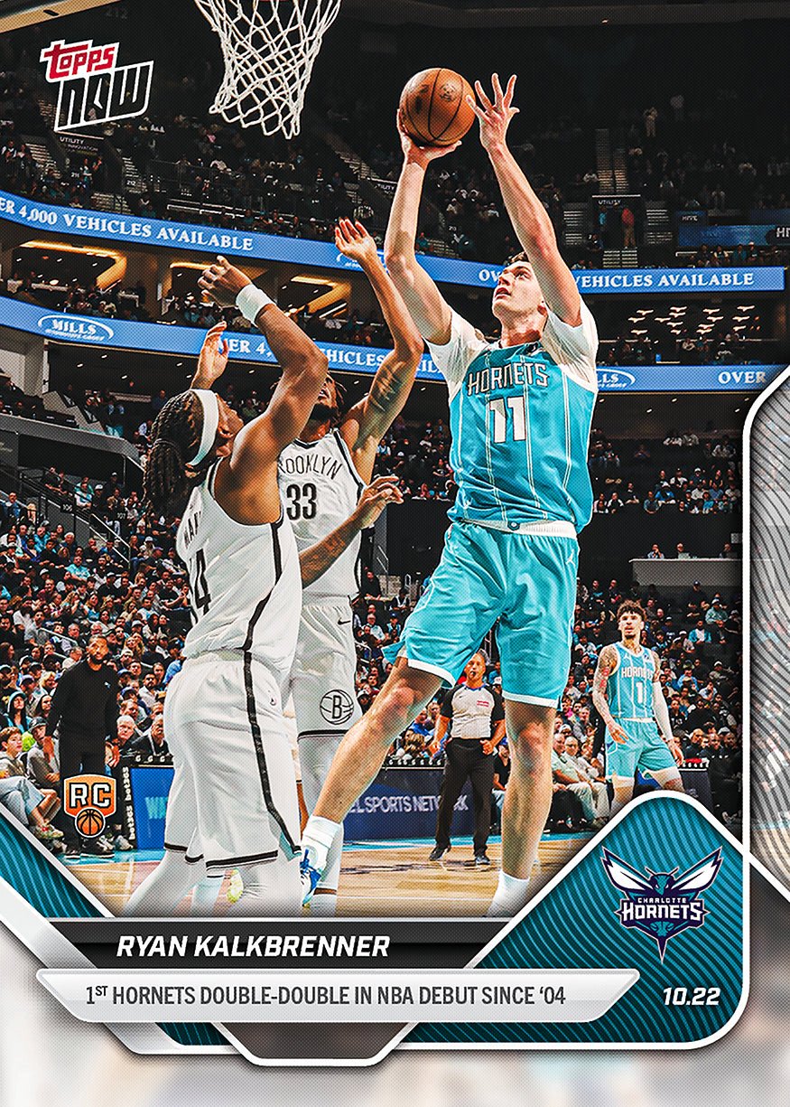 Ryan Kalkbrenner - 2025-26 NBA Topps NOW® - Card 13