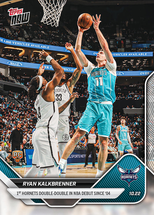 Ryan Kalkbrenner - 2025-26 NBA Topps NOW® - Card 13