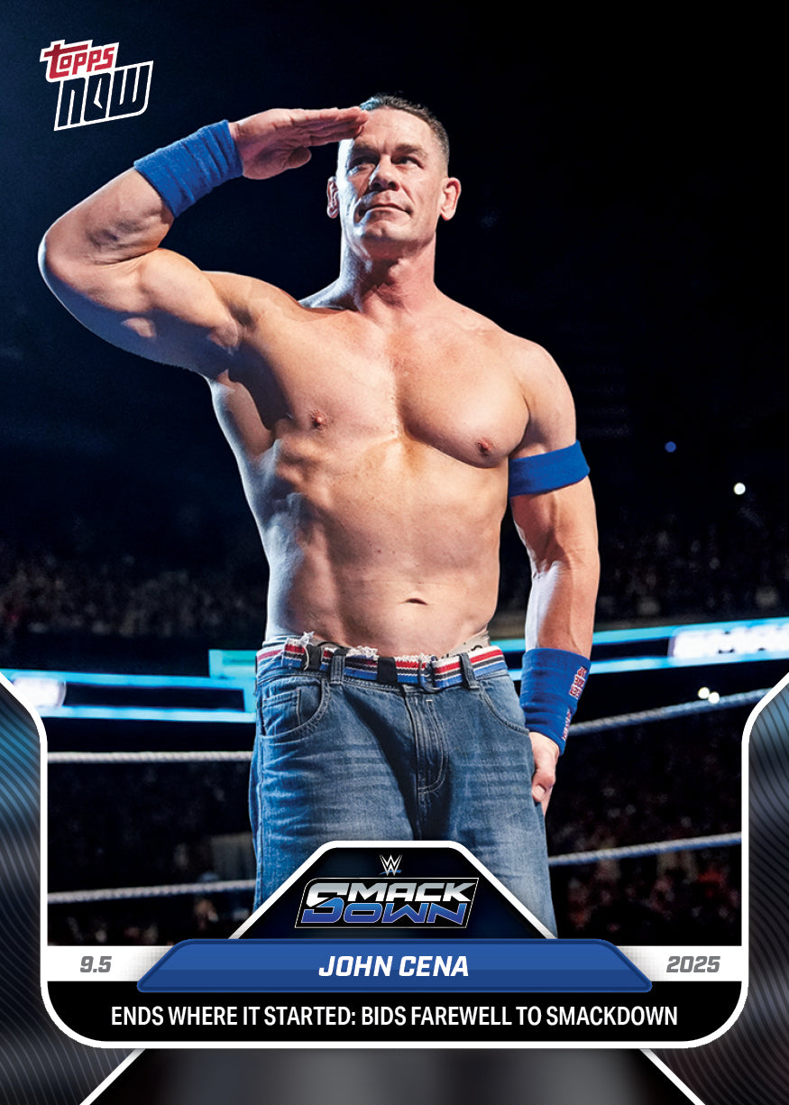 John Cena - 2025 WWE Topps NOW® - Card 93