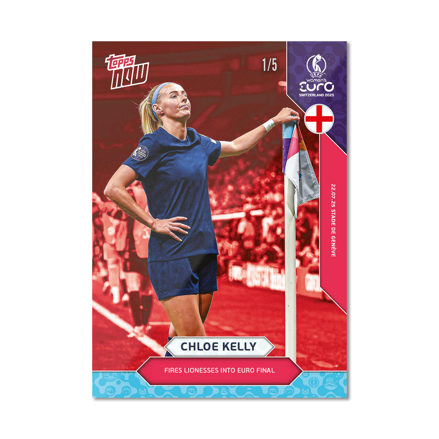 Chloe Kelly - UEFA Women’s EURO 2025™ Topps NOW® - Card 25