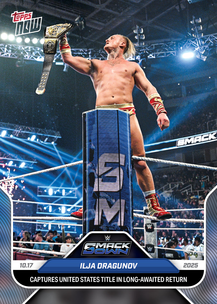 Ilja Dragunov - 2025 WWE Topps NOW® - Card 115