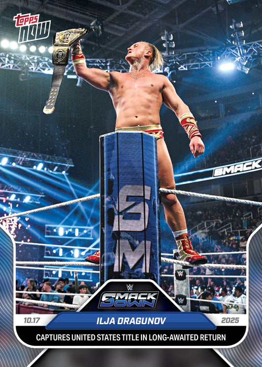 Ilja Dragunov - 2025 WWE Topps NOW® - Card 115