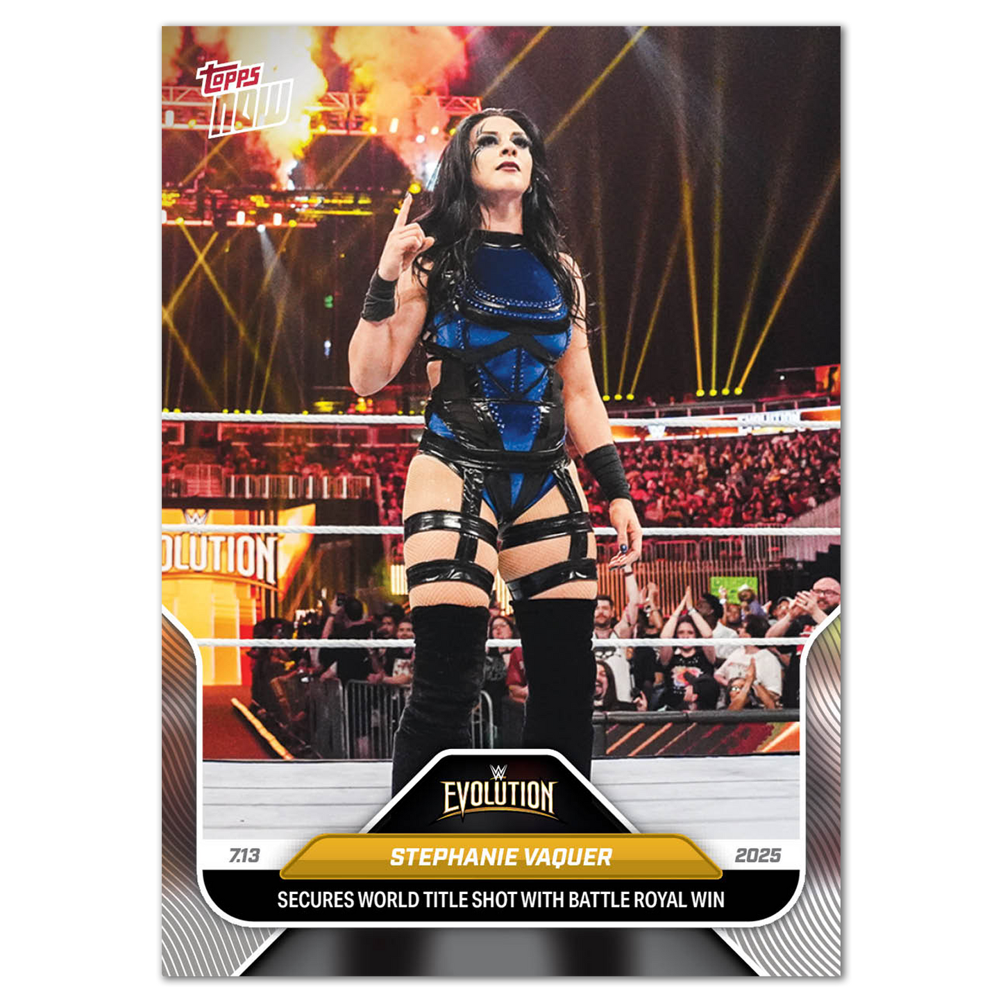 Stephanie Vaquer - 2025 WWE Topps NOW® - Card 80