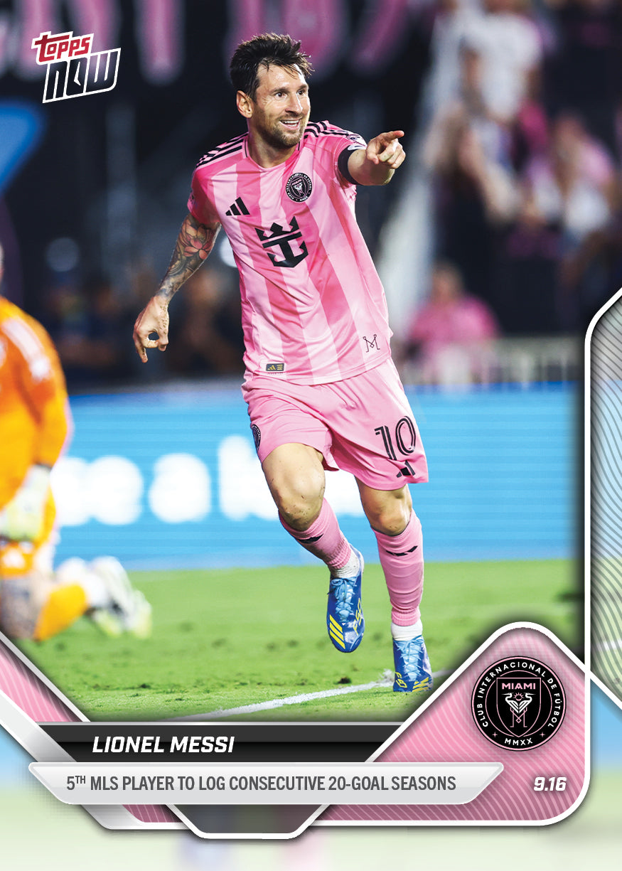 Lionel Messi - 2025 MLS Topps NOW® - Card 94