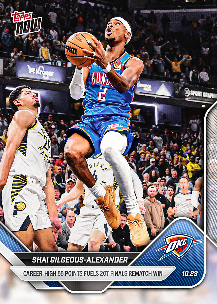 Shai Gilgeous-Alexander - 2025-26 NBA Topps NOW® - Card 20