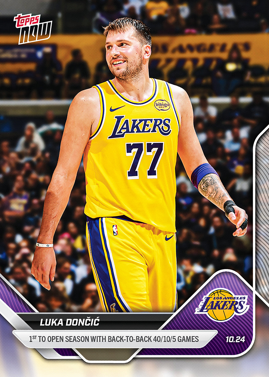 Luka Dončić - 2025-26 NBA Topps NOW® - Card 24