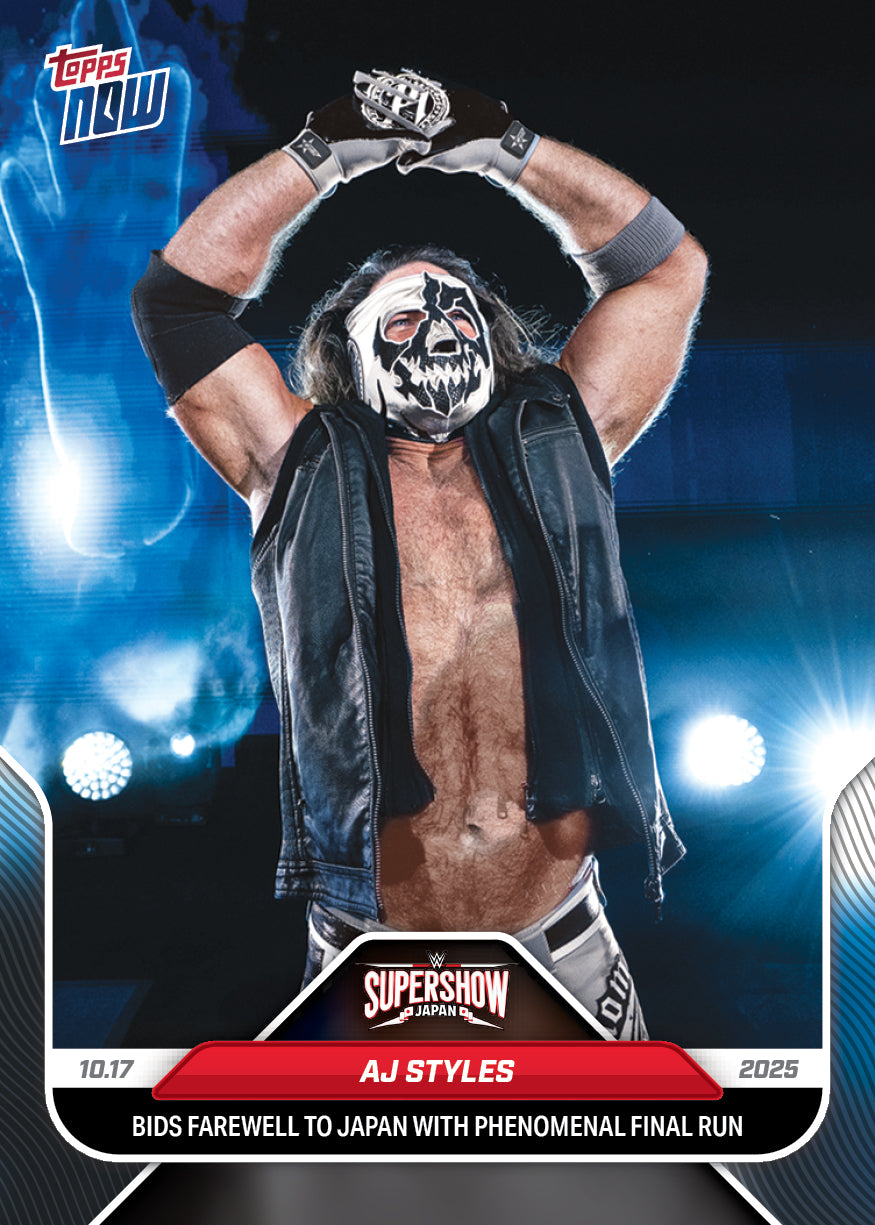 AJ Styles - 2025 WWE Topps NOW® - Card 110