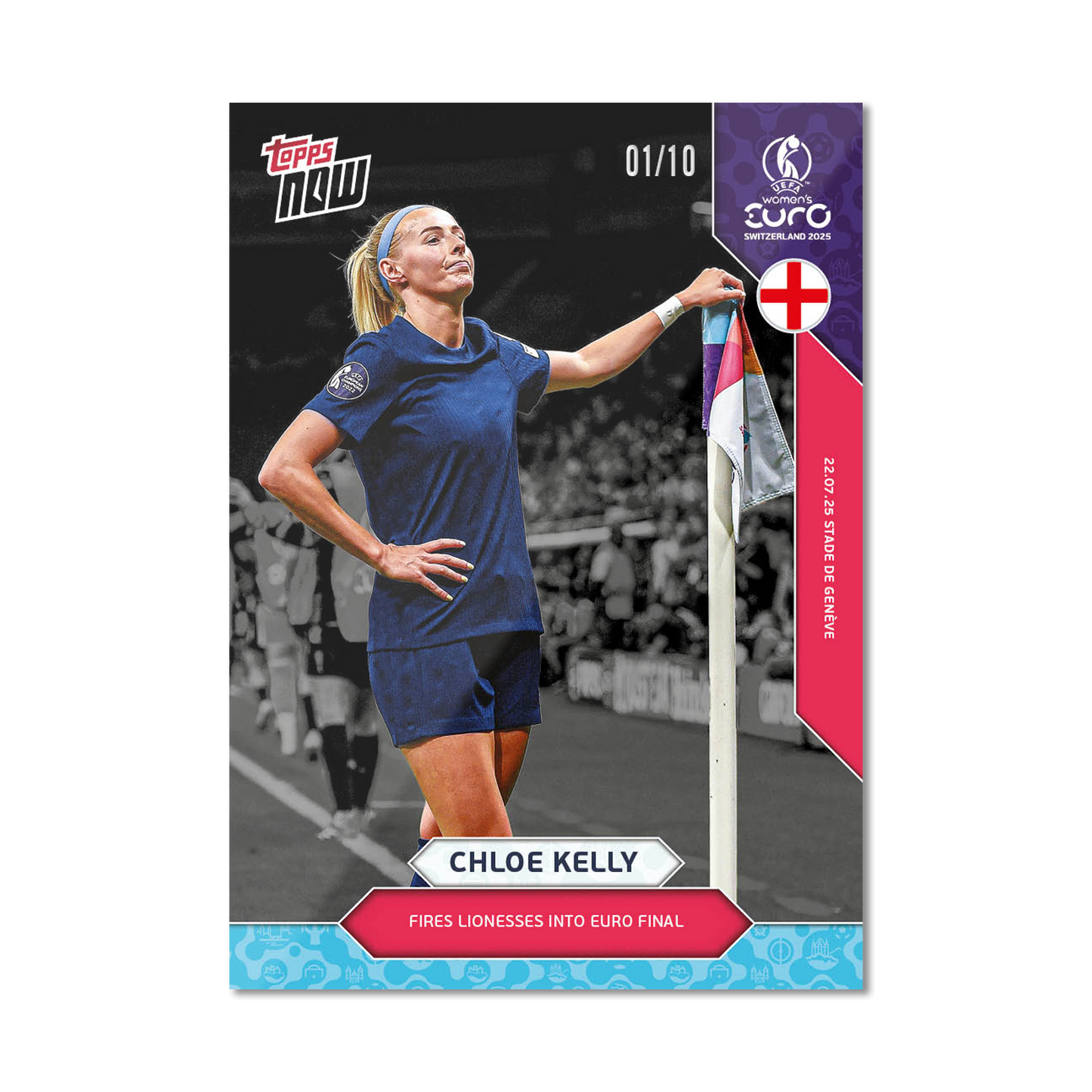 Chloe Kelly - UEFA Women’s EURO 2025™ Topps NOW® - Card 25