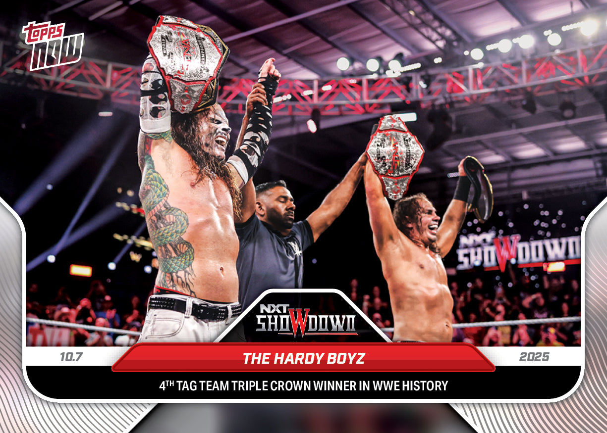 The Hardy Boyz - 2025 WWE Topps NOW® - Card 102