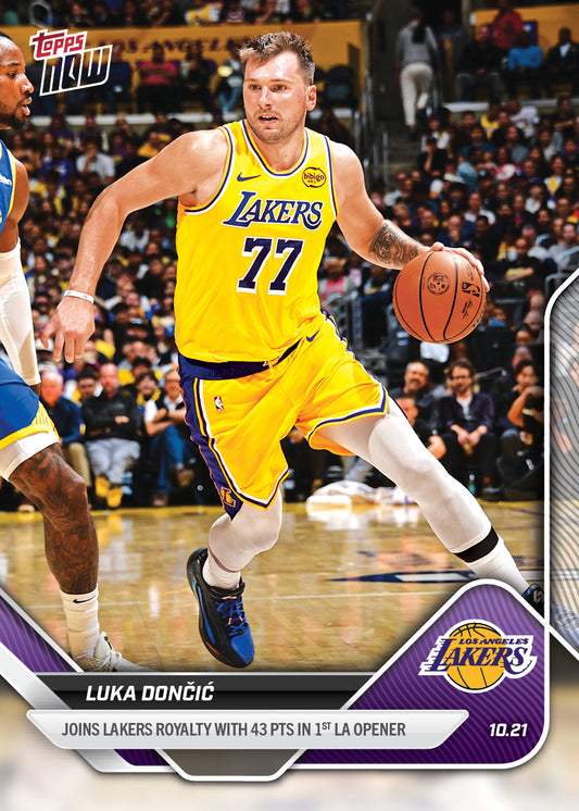 Luka Dončić - 2025-26 NBA Topps NOW® - Card 5