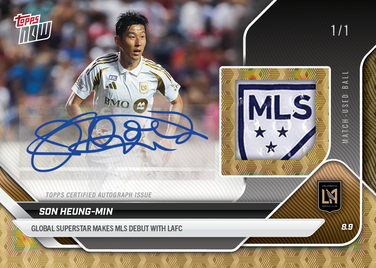 Son Heung-min - 2025 MLS Topps NOW® - Card 73 - LOOK FOR RELICS & AUTO-RELICS