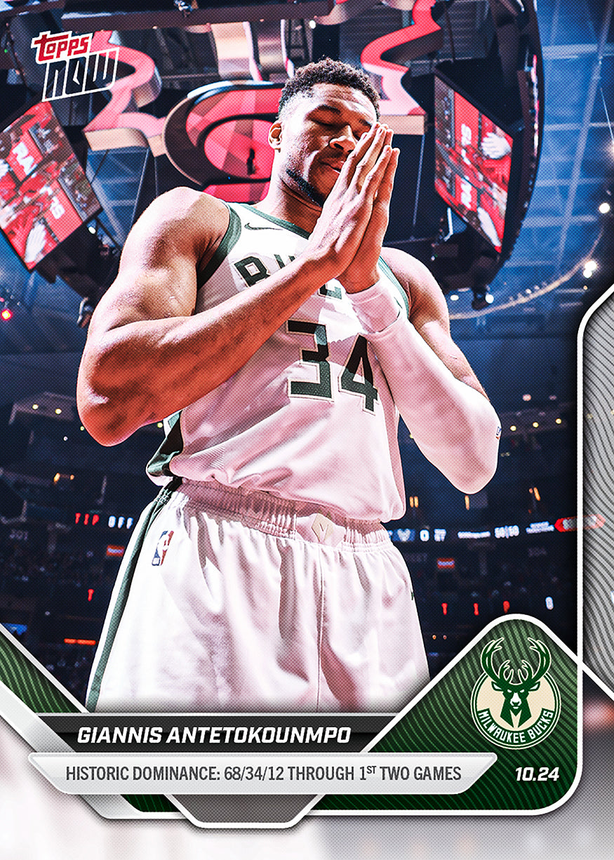 Giannis Antetokounmpo - 2025-26 NBA Topps NOW® - Card 23