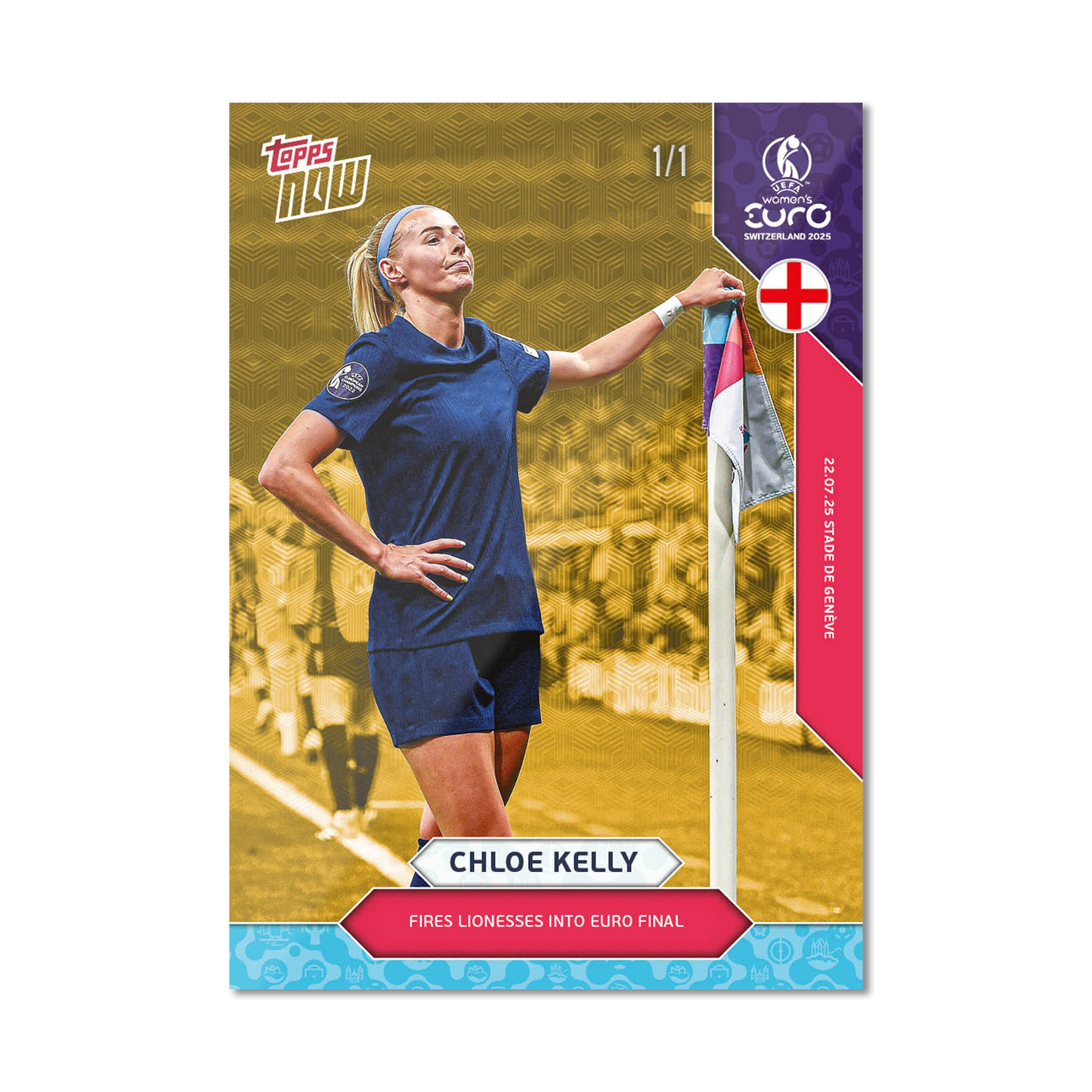 Chloe Kelly - UEFA Women’s EURO 2025™ Topps NOW® - Card 25