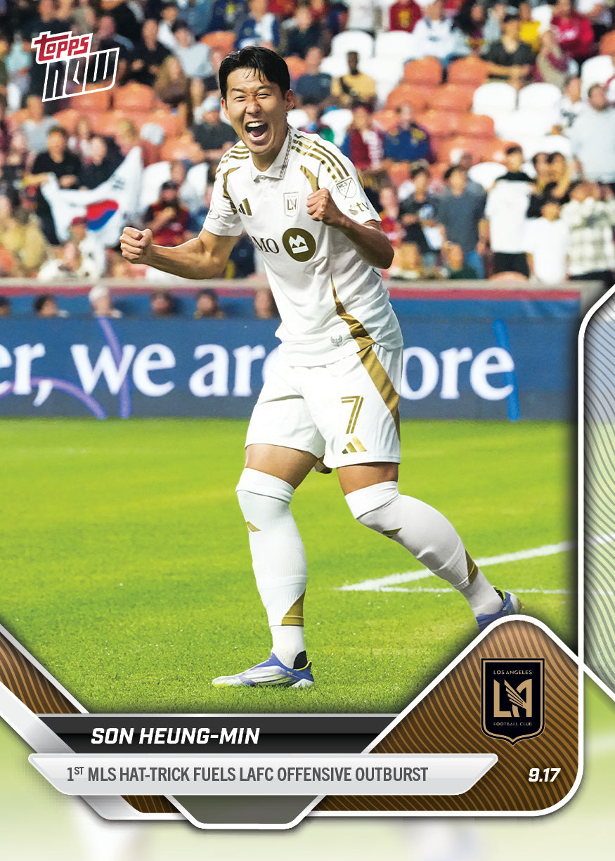 Son Heung-Min - 2025 MLS Topps NOW® - Card 95 - LOOK FOR RELICS & AUTO-RELICS