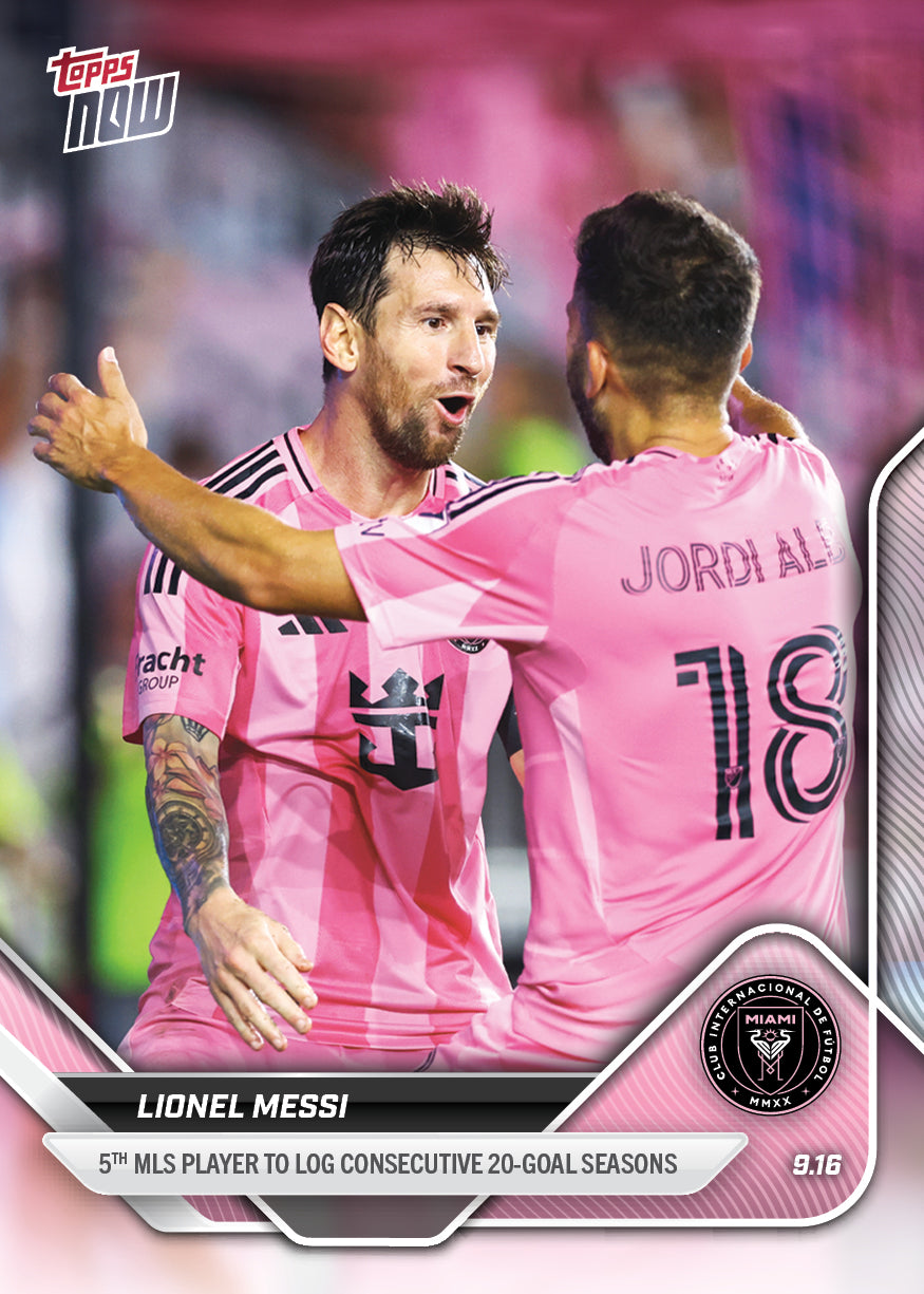 Lionel Messi - 2025 MLS Topps NOW® - Card 94