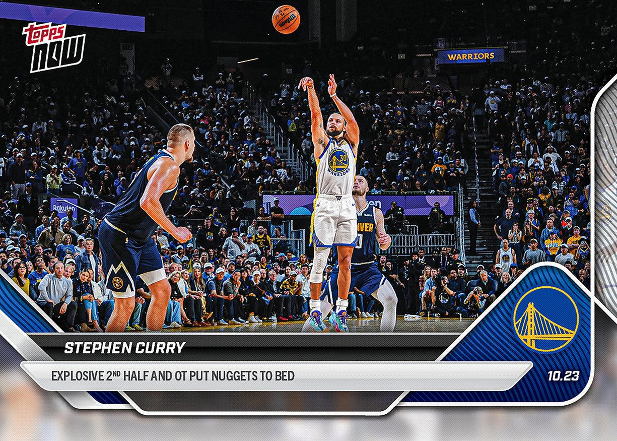 Stephen Curry - 2025-26 NBA Topps NOW® - Card 22