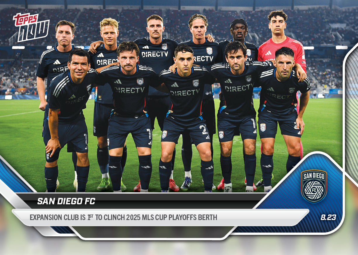 San Diego FC - 2025 MLS Topps NOW® - Card 82