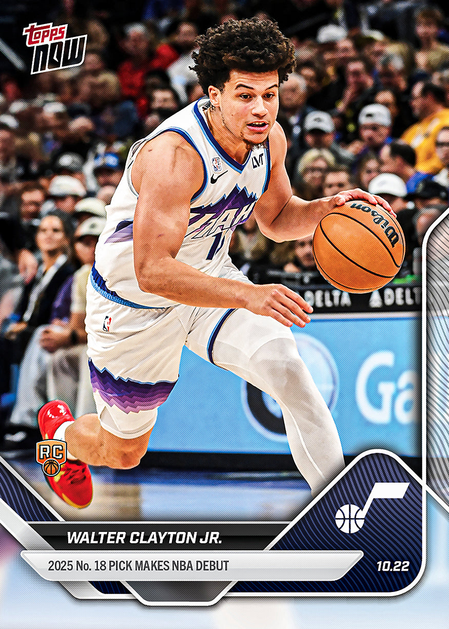 Walter Clayton Jr. - 2025-26 NBA Topps NOW® - Card 16