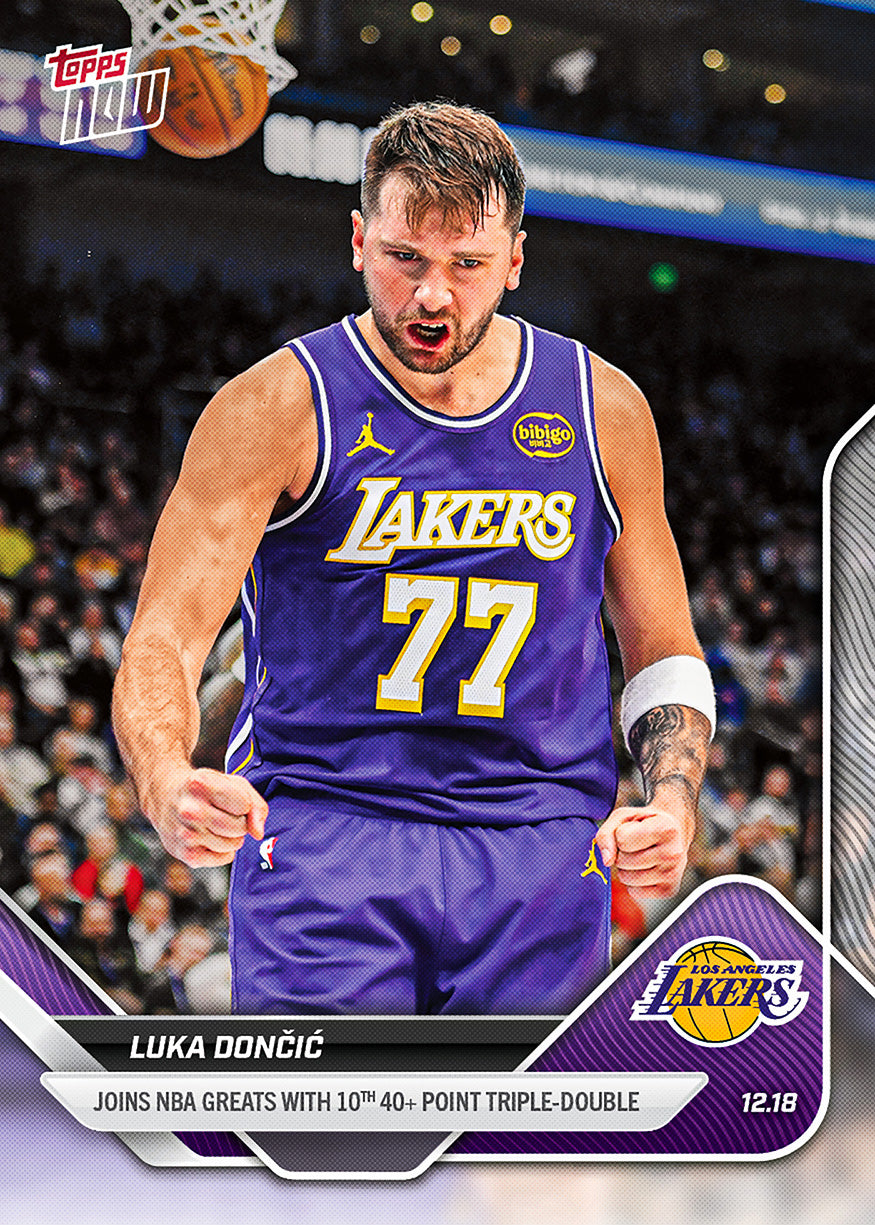 Luka Dončić - 2025-26 NBA Topps NOW® - Card 89