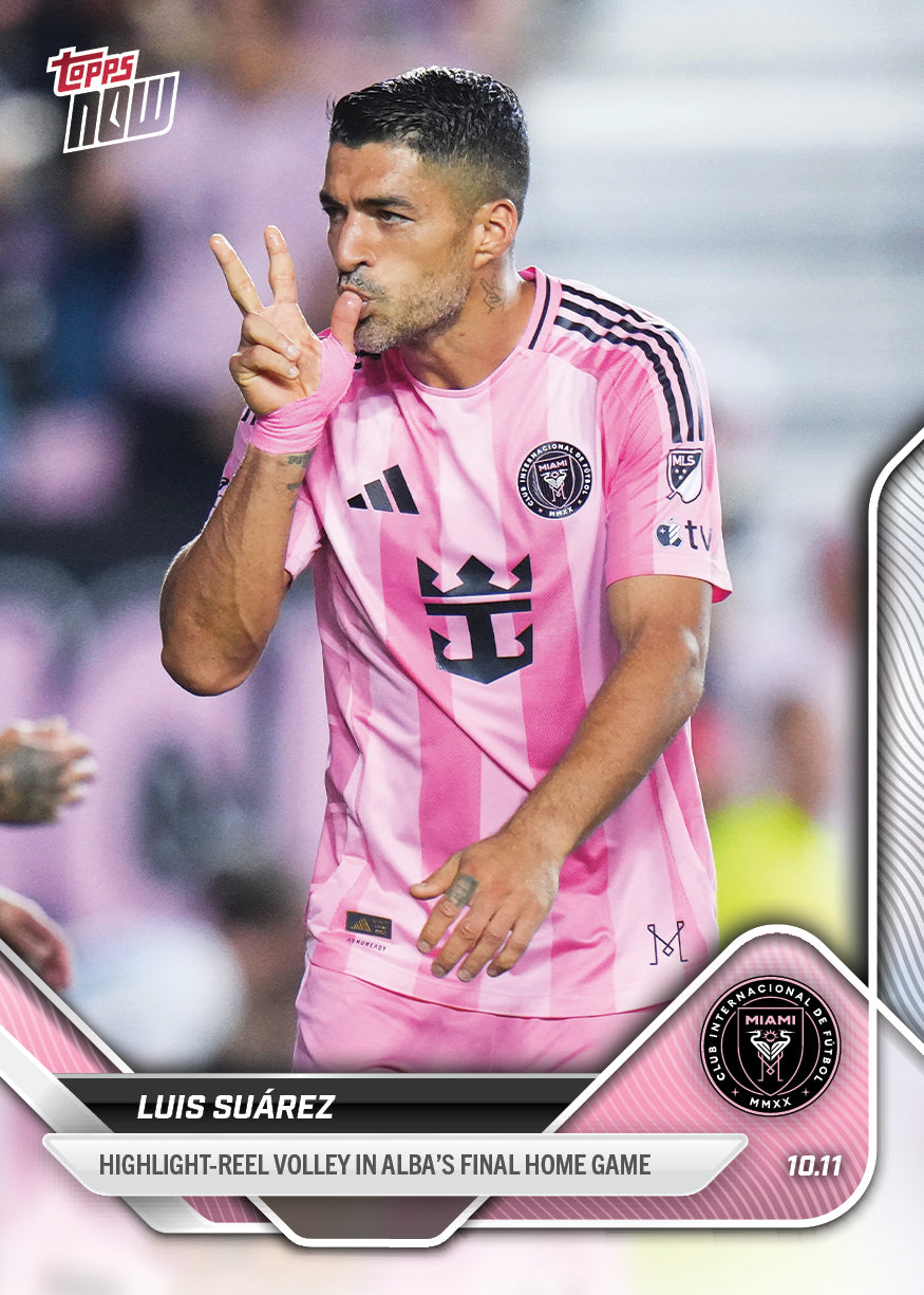 Luis Suárez - 2025 MLS Topps NOW® - Card 113