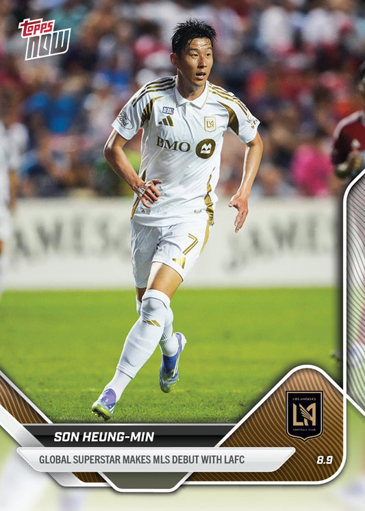 Son Heung-min - 2025 MLS Topps NOW® - Card 73 - LOOK FOR RELICS & AUTO-RELICS