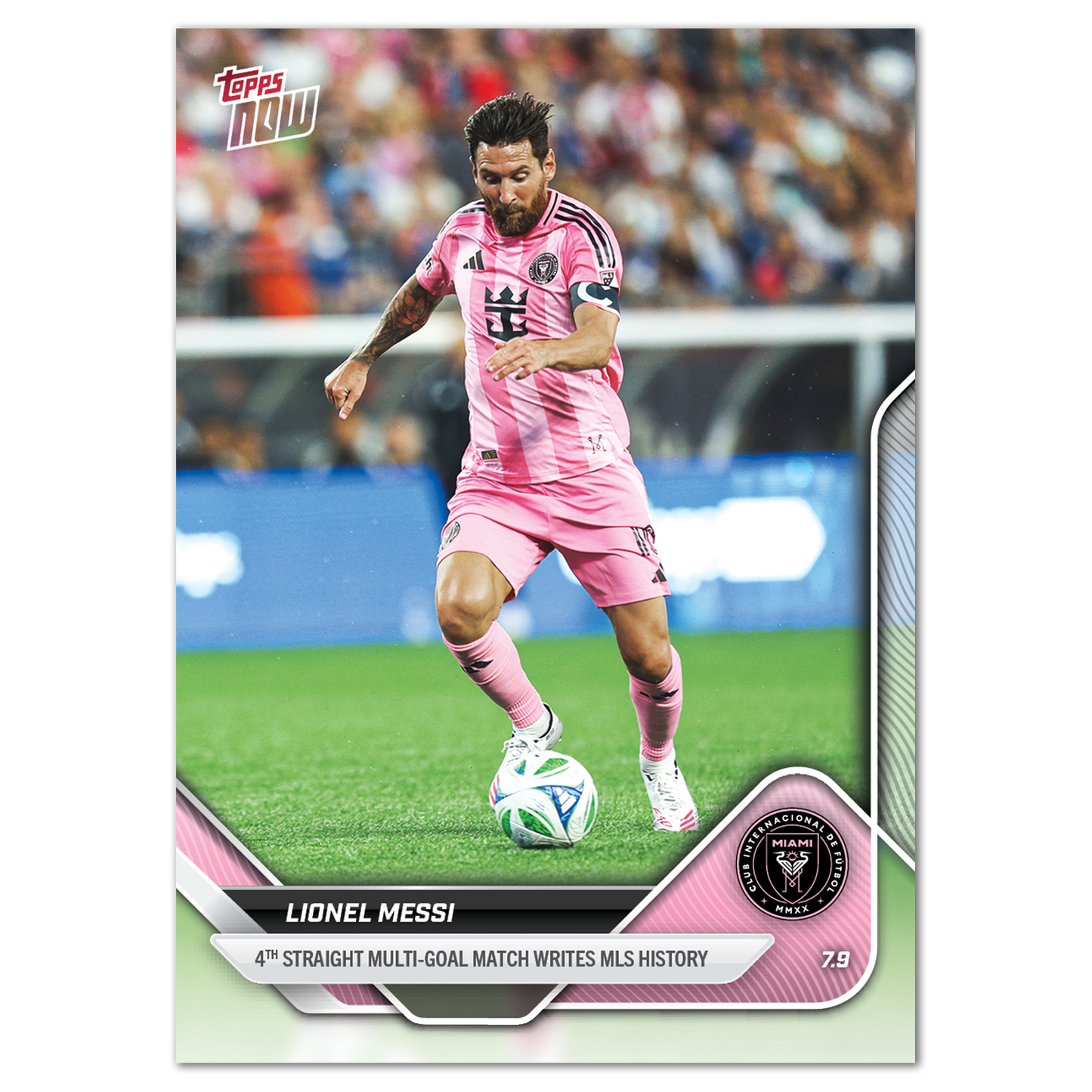 Lionel Messi - 2025 MLS Topps NOW® - Card 61