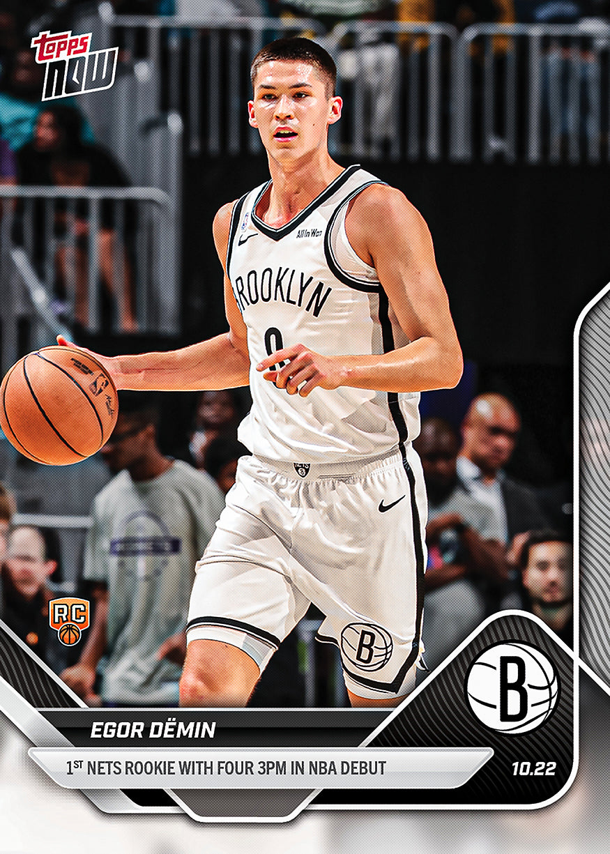 Egor Dëmin - 2025-26 NBA Topps NOW® - Card 12