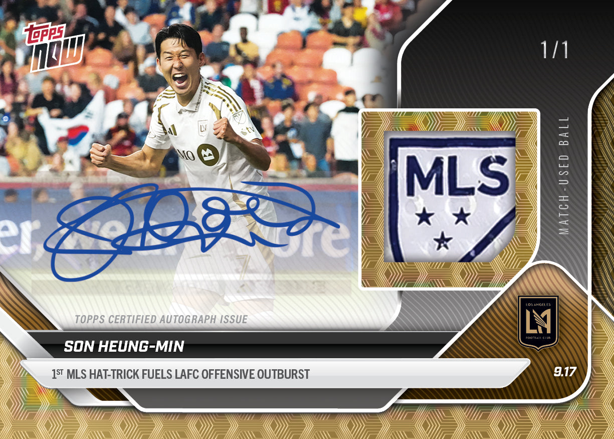 Son Heung-Min - 2025 MLS Topps NOW® - Card 95 - LOOK FOR RELICS & AUTO-RELICS