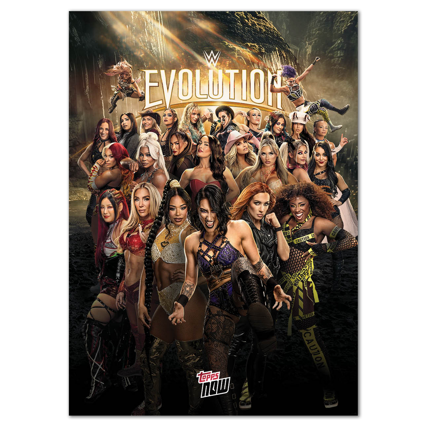 Evolution - 2025 WWE Topps NOW® - Card EVOL
