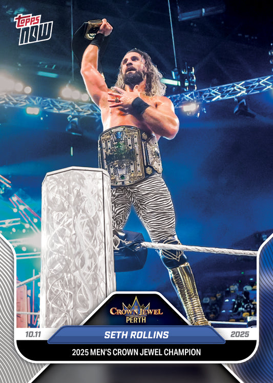 Seth Rollins - 2025 WWE Topps NOW® - Card 105