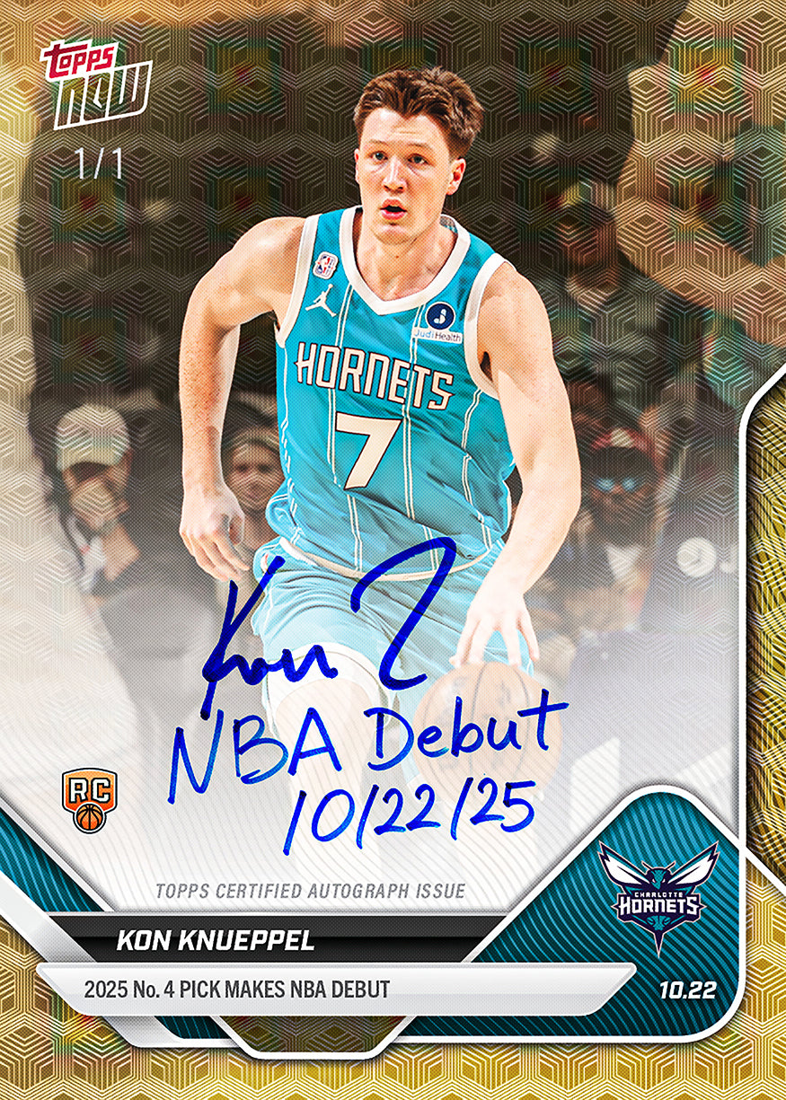 Kon Knueppel - 2025-26 NBA Topps NOW® - Card 10